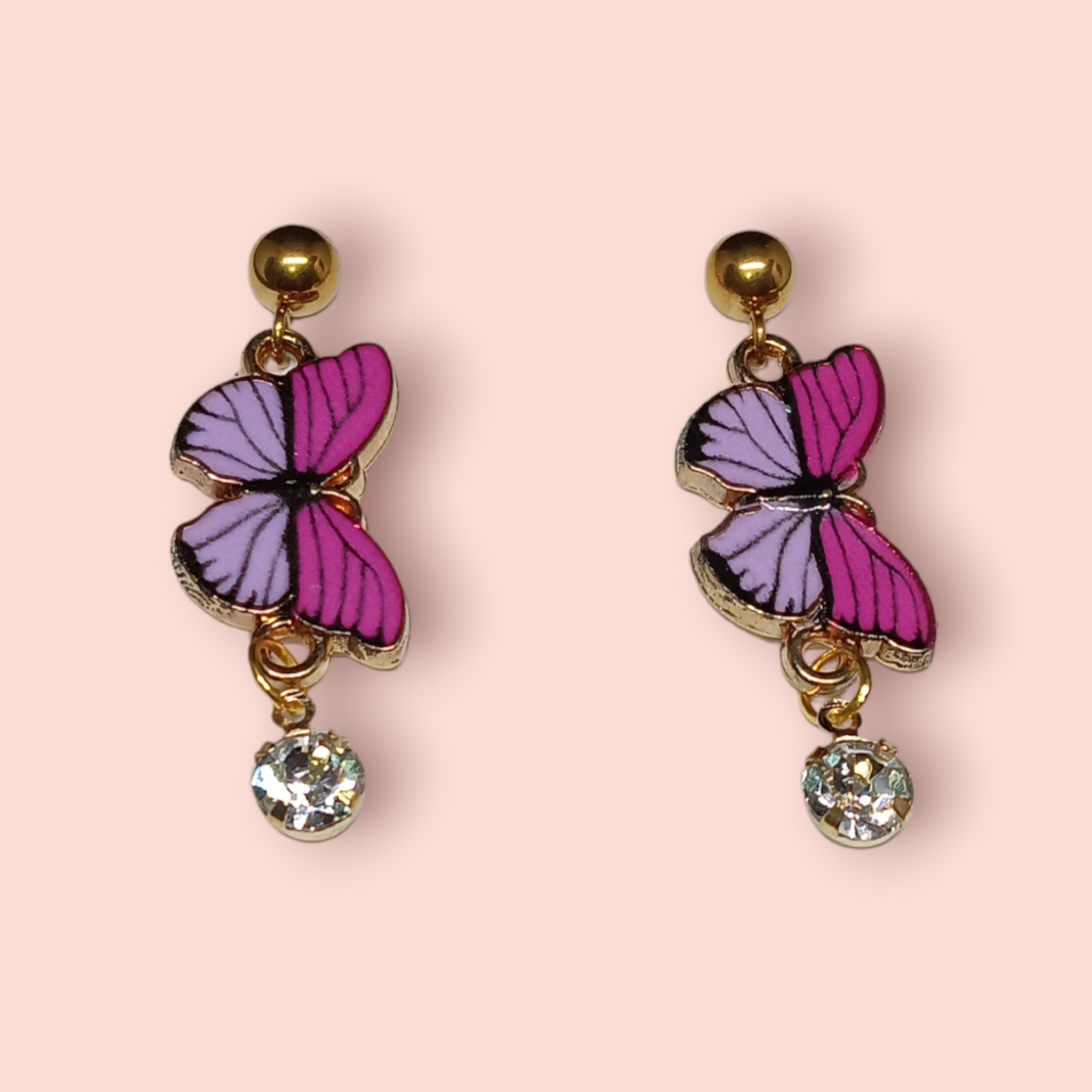 Purple | Violet Silk Faux Butterfly Earrings | Gift For Her – Fashion  Butterflies